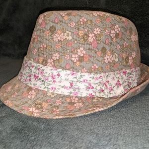 Floral fedora